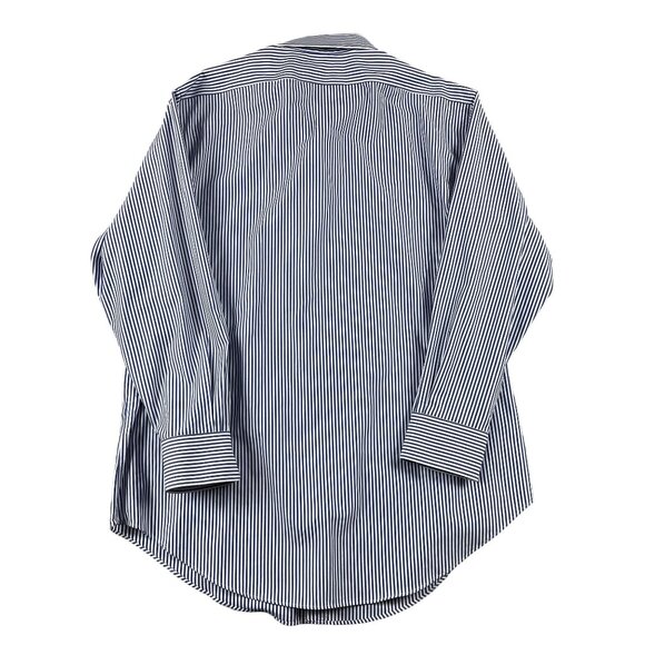 Lauren Ralph Lauren Dress Shirt Mens 16.5 Non-Iron Striped Button Down Blue - Picture 2 of 6